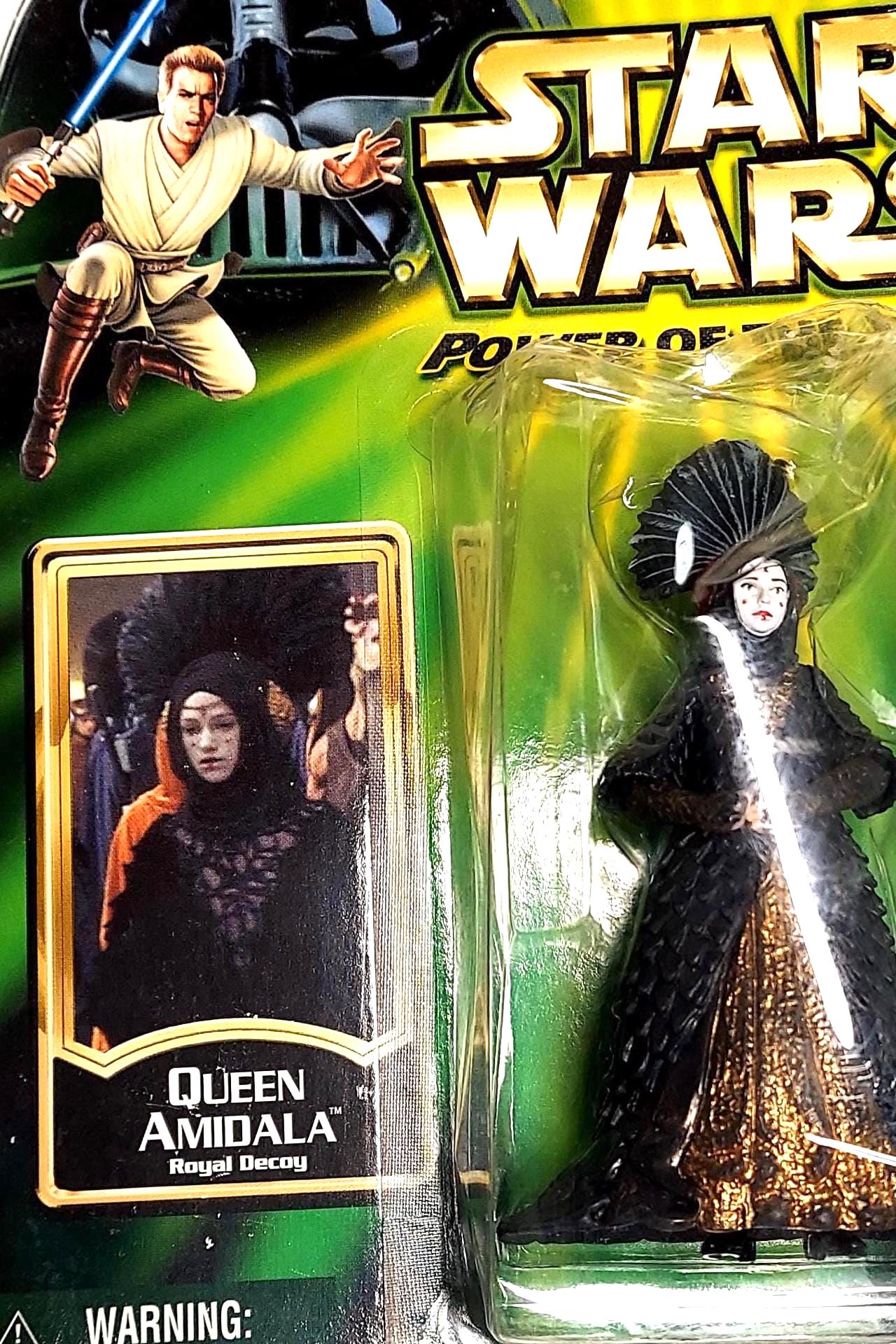 Vintage 2001 Star Wars Queen Amidala Royal Decoy Action Figure
