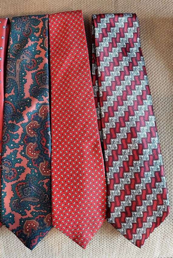 Rare Find Vintage Silk Quality Neckties Lot of 3.