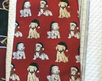 Vintage Christmas Neckties in Mint Condition