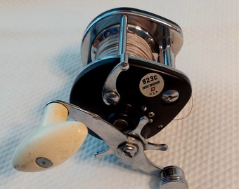 Vintage True Temper 923C Fishing Reel: Level Wind, Made in USA