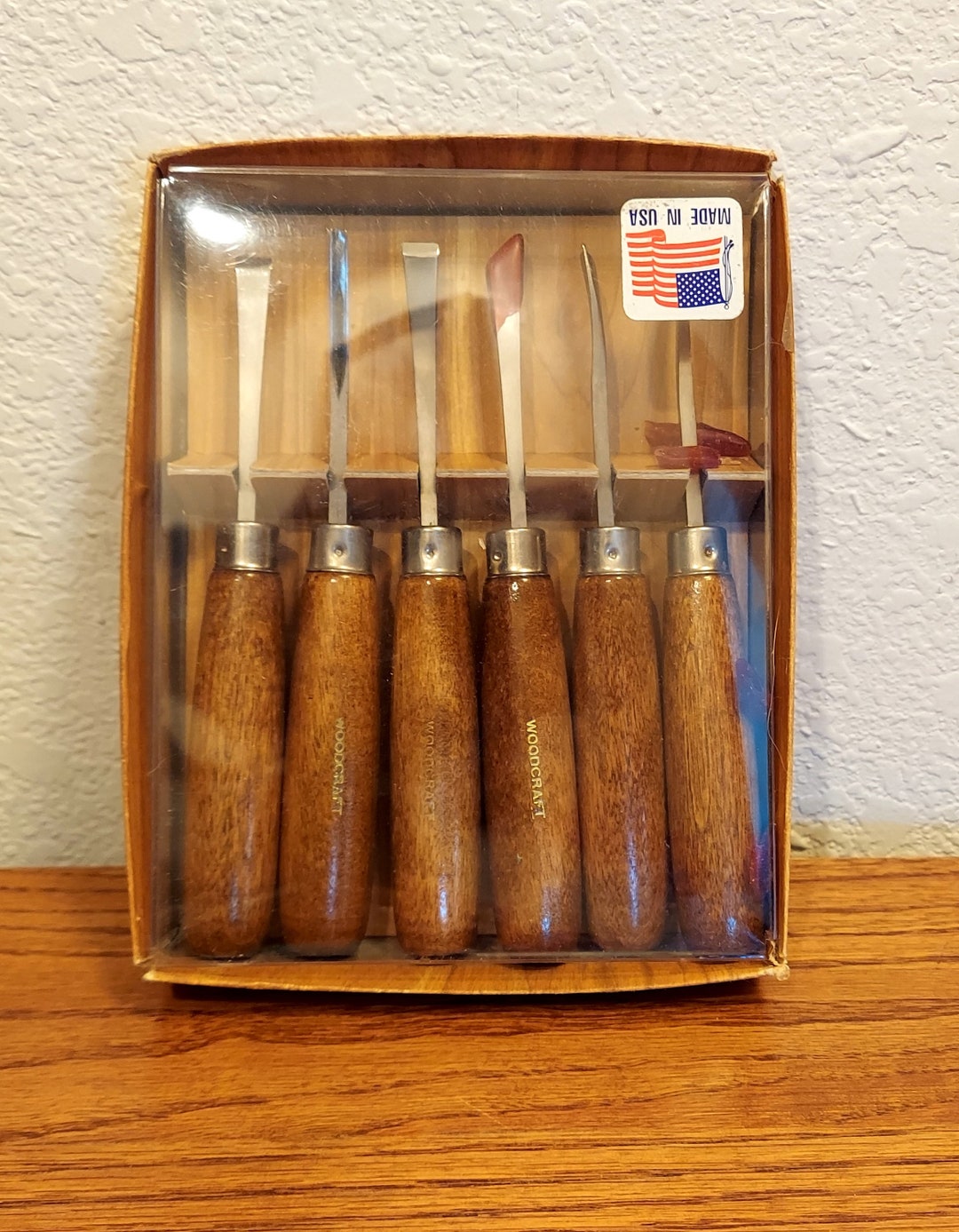 Vintage Woodcraft 6 Pieces Set Wood Craving Chises Tools Made in USA - Etsy