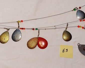 Vintage Herter's Flex-i-Troll Fishing Lure: Witch Doctor Cowbell, Hammered Finish