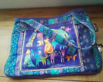 Laurel Burch Tote Dogs & Doggies Handpicked by Carm