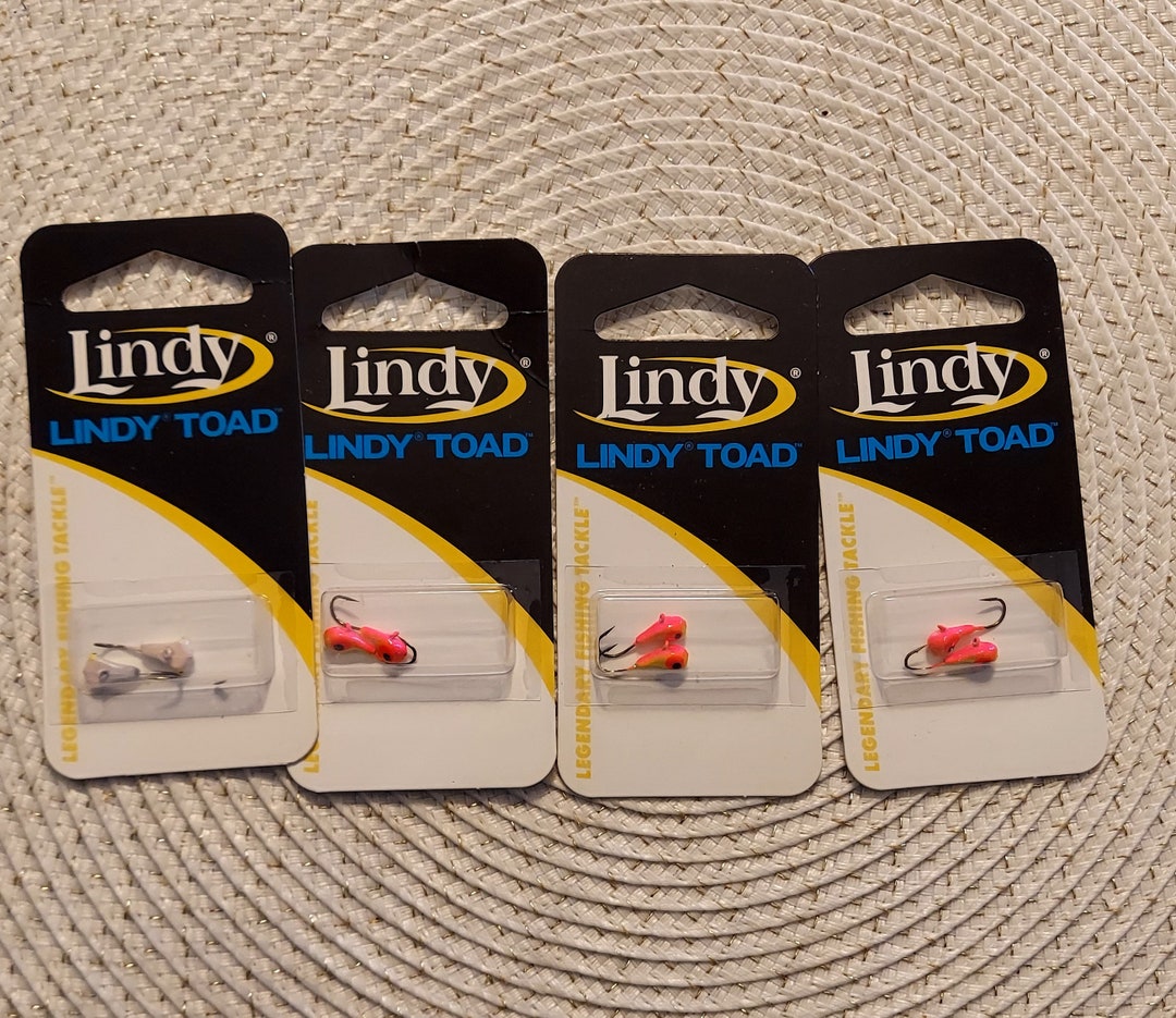 Lindy Lindy Toad Ice Jig Size #12HK – 2-Pack – Choose Your Color! For Bluegill Perch Walleye