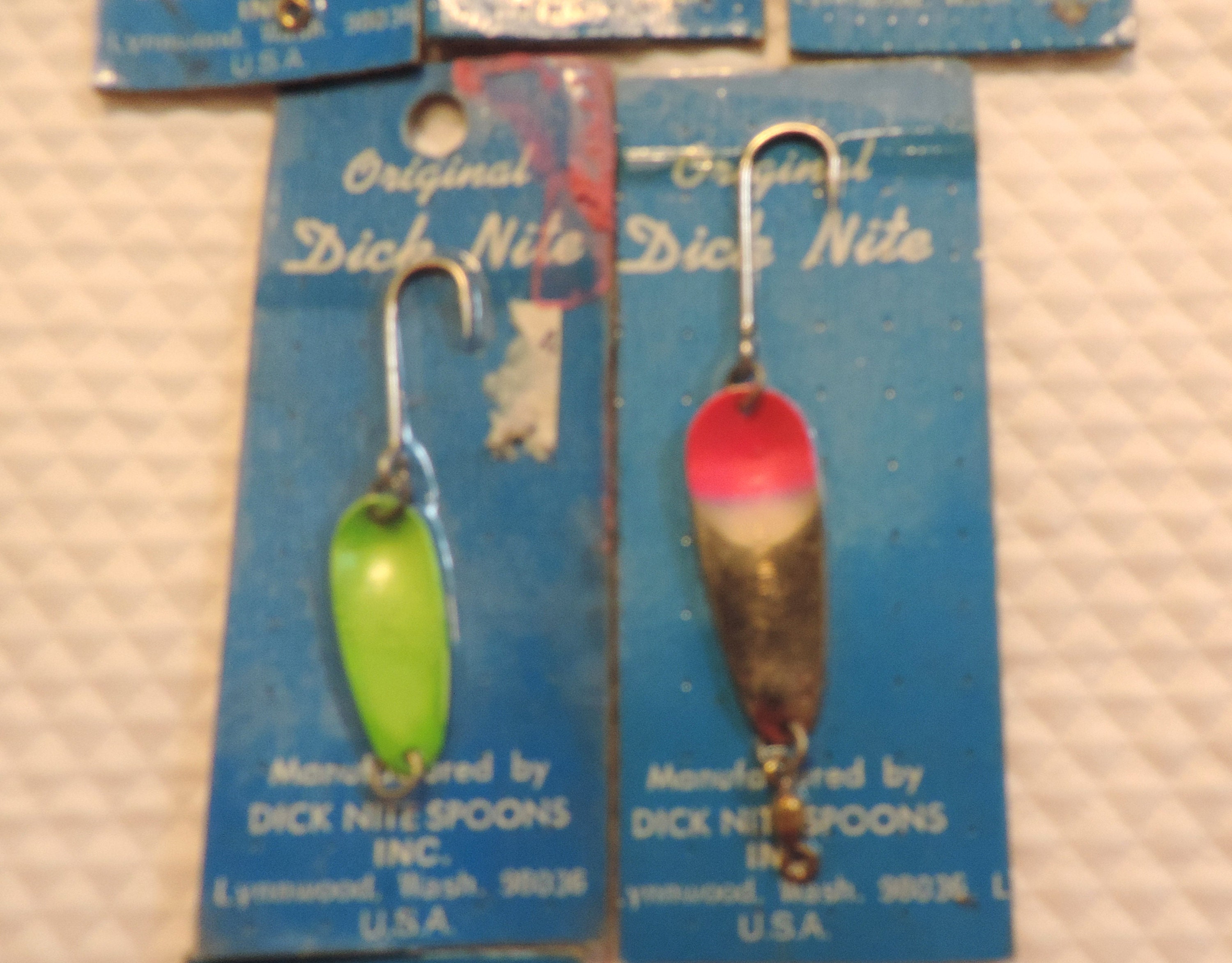 上品スタイル Set Spoons Nite Dick Vintage of Colors Various Each. 7 ルアー・フライ