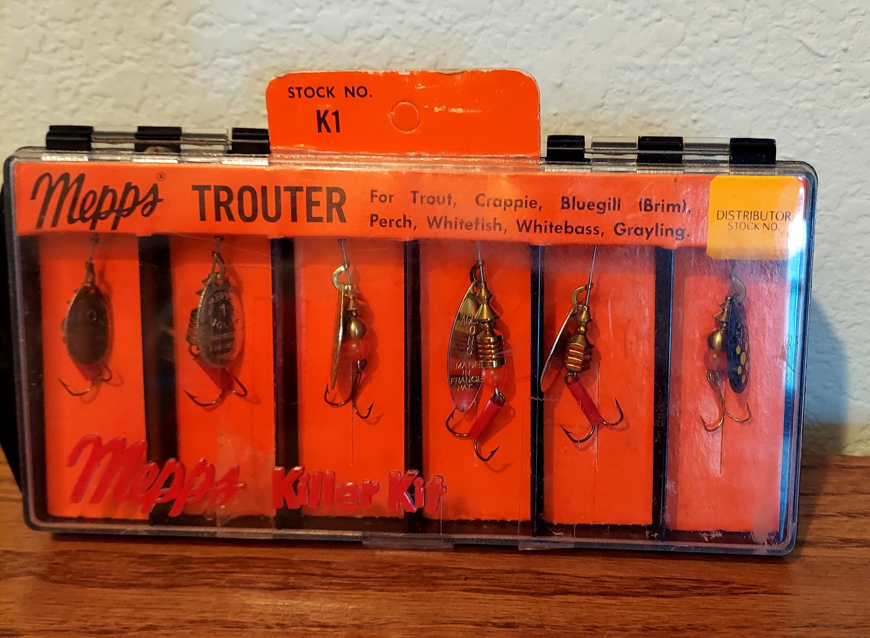 New Vintage Mepps Trouter Killer Kit