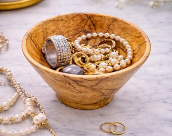 Spalted Maple Hand Turned Wood Bowl, Organic Wood Art Centerpiece for Living Room, Decorative Salad Bowl, Unique Housewarming Gift