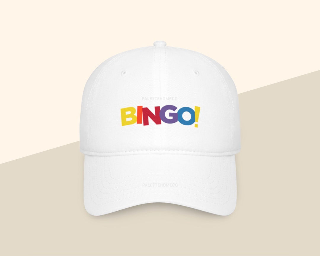 Bingo Hat Bingo Cap 6 Panel Hat Lucky Bingo Hat Bingo - Etsy