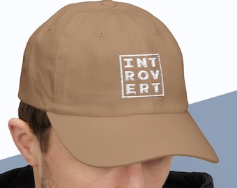 Introvert Dad Baseball Cap, Introvert Cap, Gift For Introvert, Homebody Hat Anti Social Introvert Hat, Dad Hat, Introvert Homebody, Hat