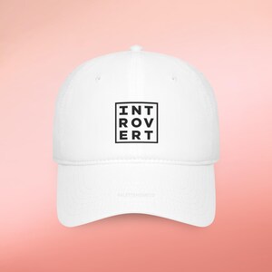 Introvert Dad Baseball Cap, Introvert Cap, Gift For Introvert, Homebody Hat Anti Social Introvert Hat, Dad Hat, Introvert Homebody, Hat