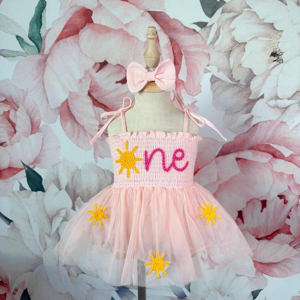 First Trip Around The Sun “One” Tutu Romper, Wild One Party Theme