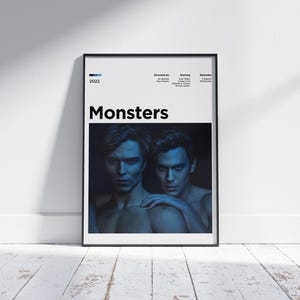 Monsters Poster, Digital Movie Poster, Digital Movie Print, Digital Film Poster
