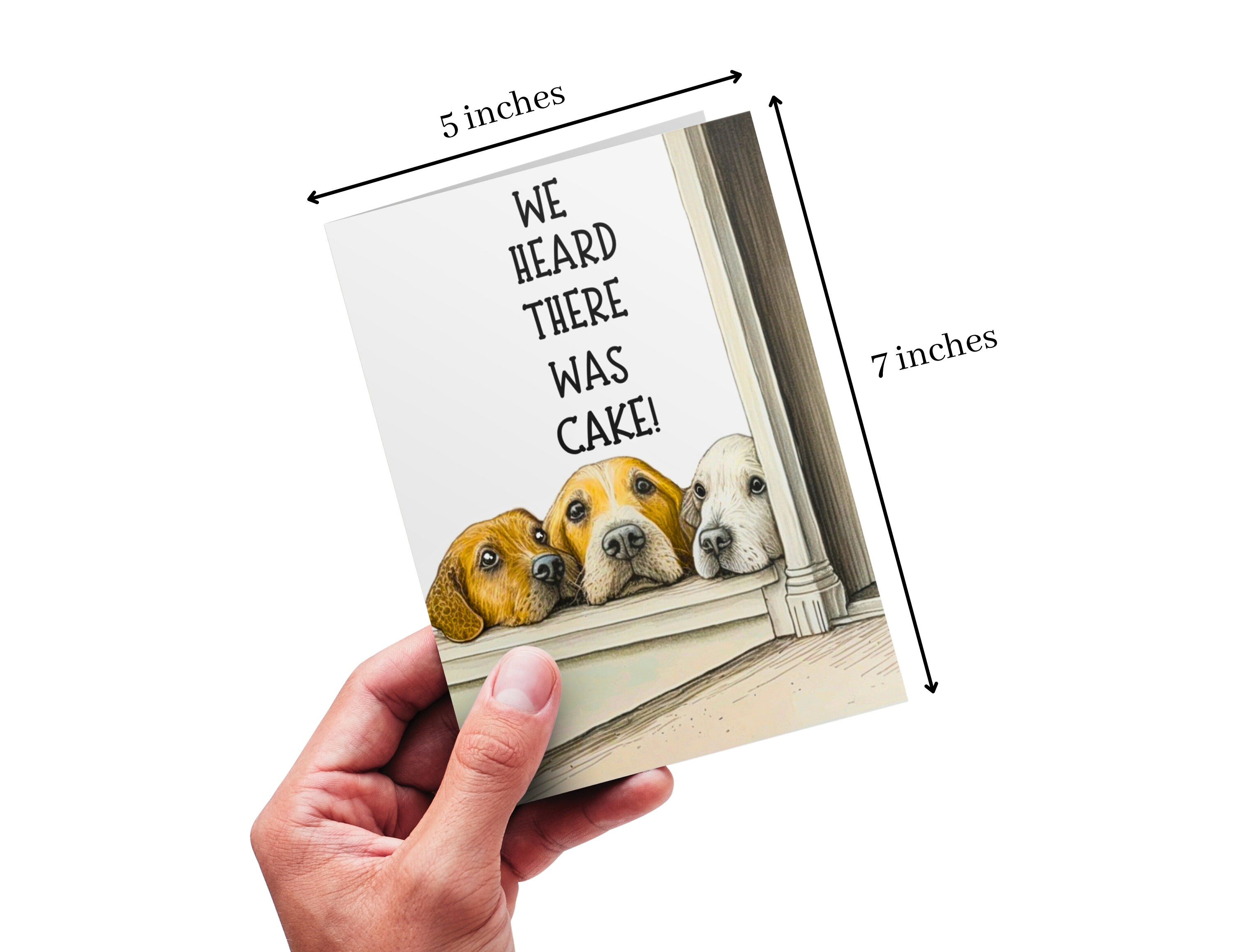 Dog Birthday Card. Funny Birthday Card From Dog. Greeting Cards Dog ...