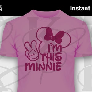 Minnie Inspired SVG, 2nd Birthday Instant Download