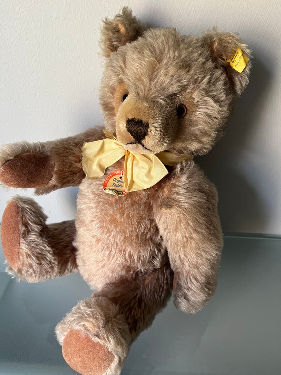 完品 シュタイフ Steiff Original Teddybear Steiff Animal 038945 Classic Teddy Bear - 28cm Top Condition