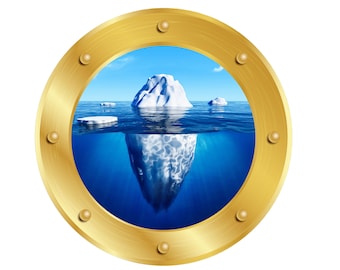 TITANIC Printable Portholes, Nautical Party Decor, Titanic Party Decor, Turn a Room Into a Boat, 10 Scenes, Boat Decor, Instantly Print