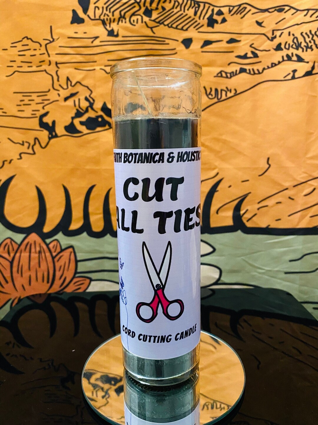 Cut All Ties 7 Day Ritual Candle Cord Cutting Ritual Candle Etsy