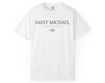 Saint Michael the Archangel Shirt, St Michael Pray For Us, Catholic Patron Saint Tee, Catholic Gift for Men, Confirmation Gift