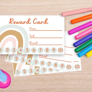 Punch Cards for Kids Happy Face Punch Cards Printable Punch Cards Incentive  Cards for Students and Teachers Motivational Punch Card 