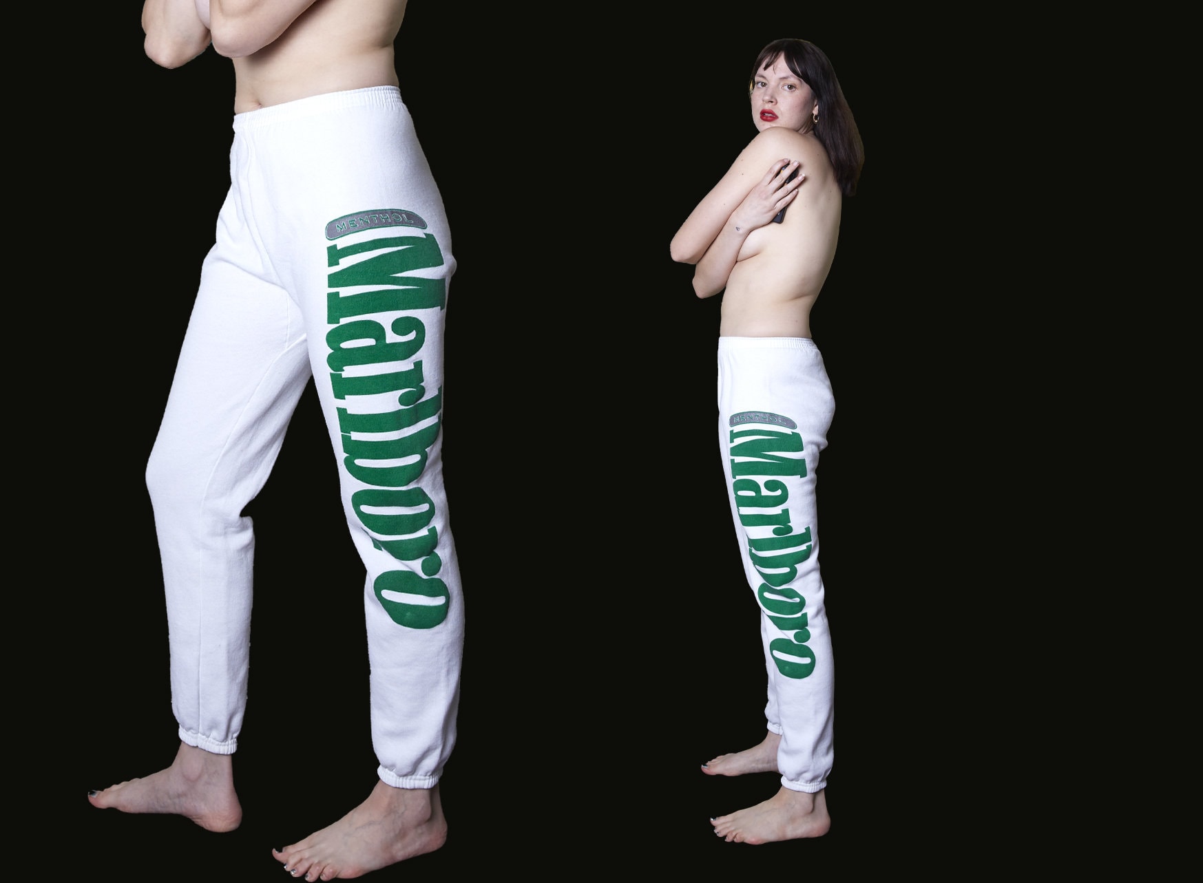 Rare MARLBORO MENTHOL SWEATPANTS Spell Out Leg Logo 80s 90s Rare MARLBORO MENTHOL SWEATPANTS Spell Out Leg Logo 80s 90s