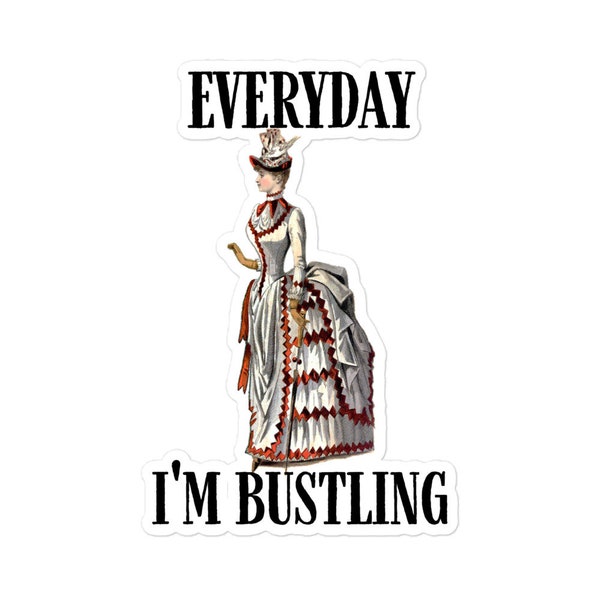 Bustle Women's Fashion History 90s Funny History Student Sticker