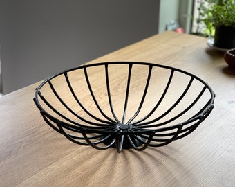 Iron Bowl | Hand forged bowl | Metal Fruit Bowl | Fruit Tray | Iron Tableware | Wrought Iron | Tableware | Blacksmit made