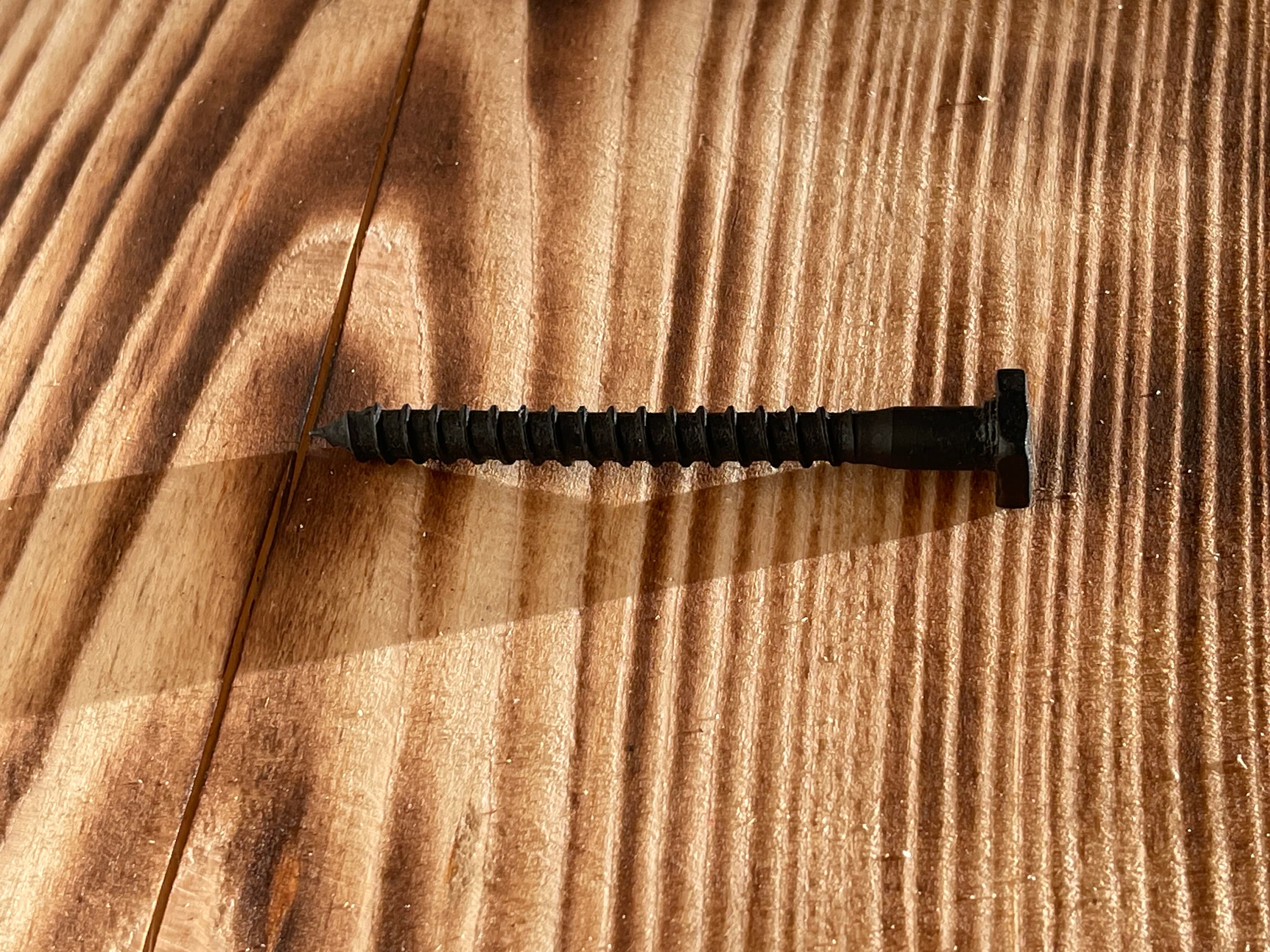 Blacksmith Hand Iron Square Head Screws Different Etsy