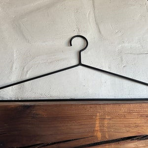 Hand-Forged Iron Clothes Hanger | Rustic Metal Hanger --- 6 x pieces