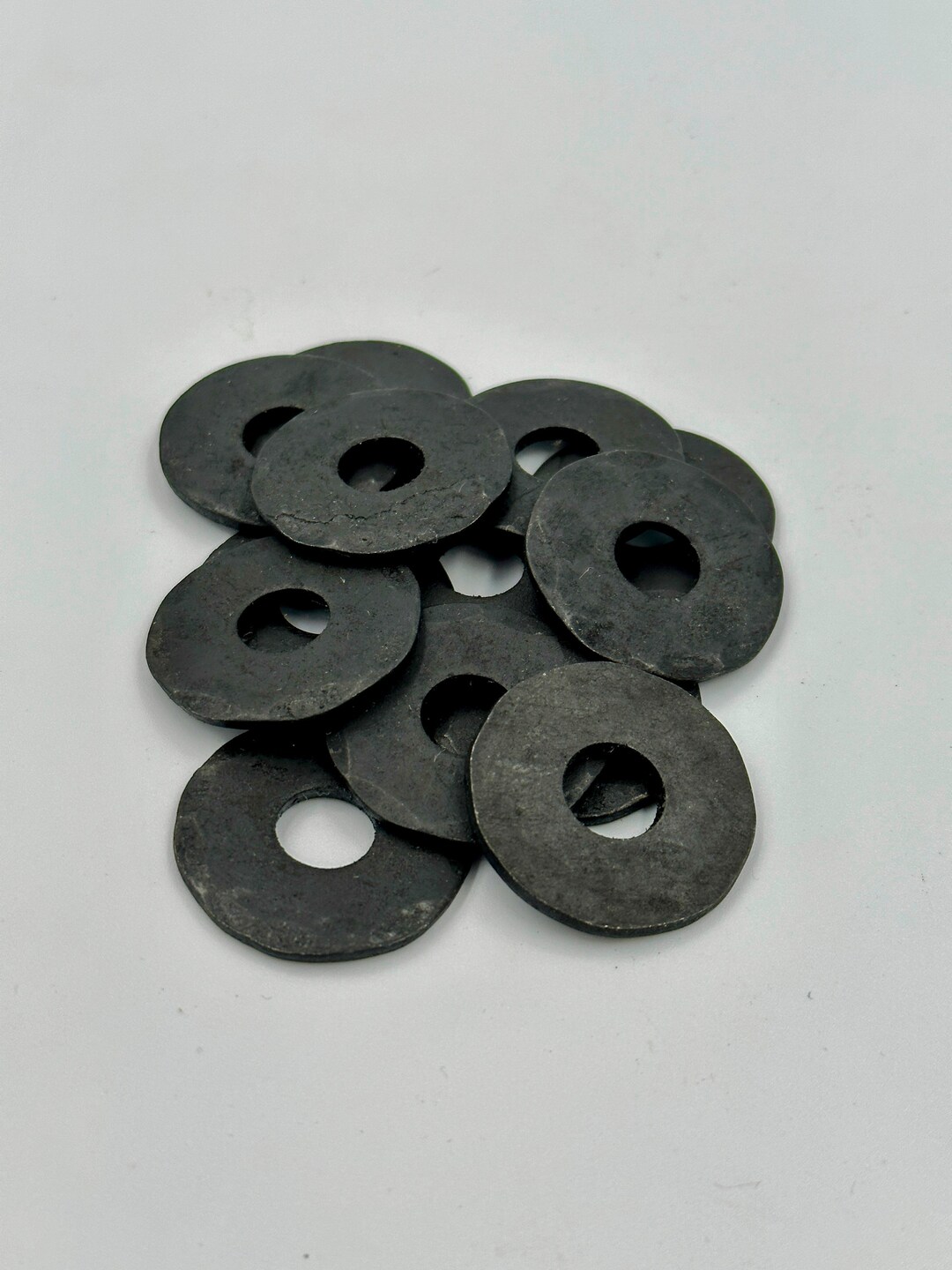 Set of 10 Wrought Iron Handmade Washers Etsy