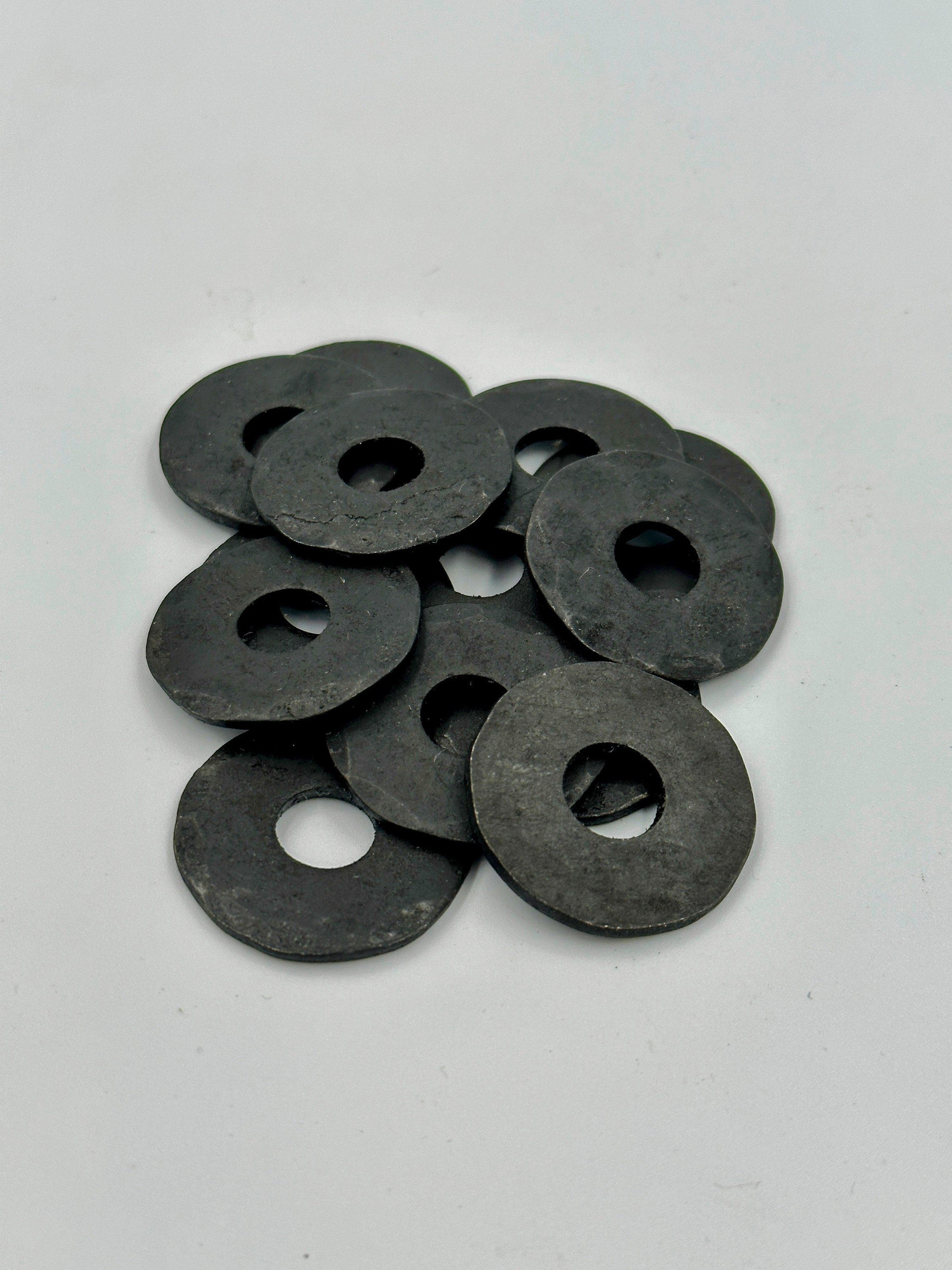 Set of 10 Wrought Iron handmade Washers