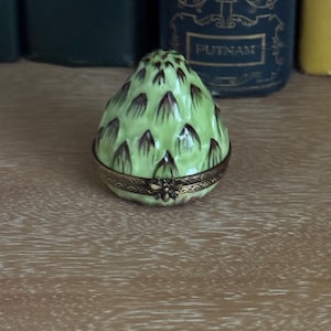 Limoges Artichoke Box | Hand-Painted French Porcelain Collectible