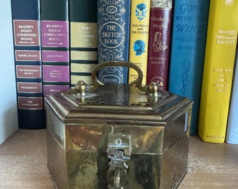 Vintage Brass Cricket Box Large
