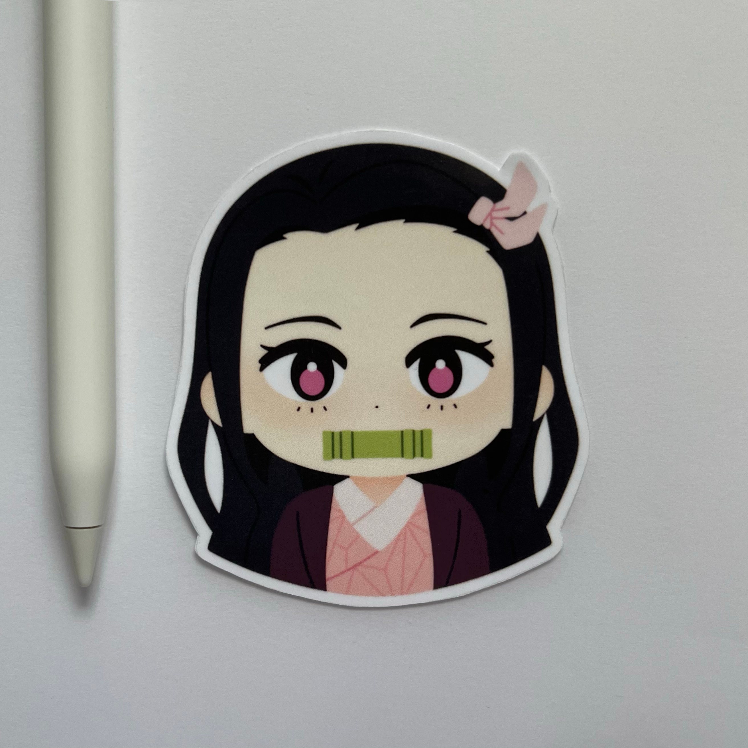 Huy Hiệu Cài Áo Bằng Acrylic Hình Hoạt Hình Demon Slayer Tanjirou Nezuko Butterfly Ninja I.162836202 - Foto 4