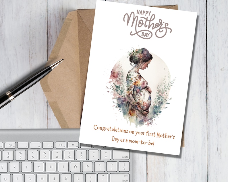 Printable Mothers Day Card, Mother to Be Card Mothers Day Printable ...