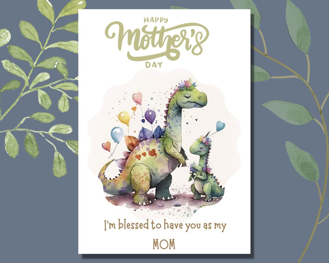 Printable Mothers Day Card, Mothers Day Printable, Greeting Card ...