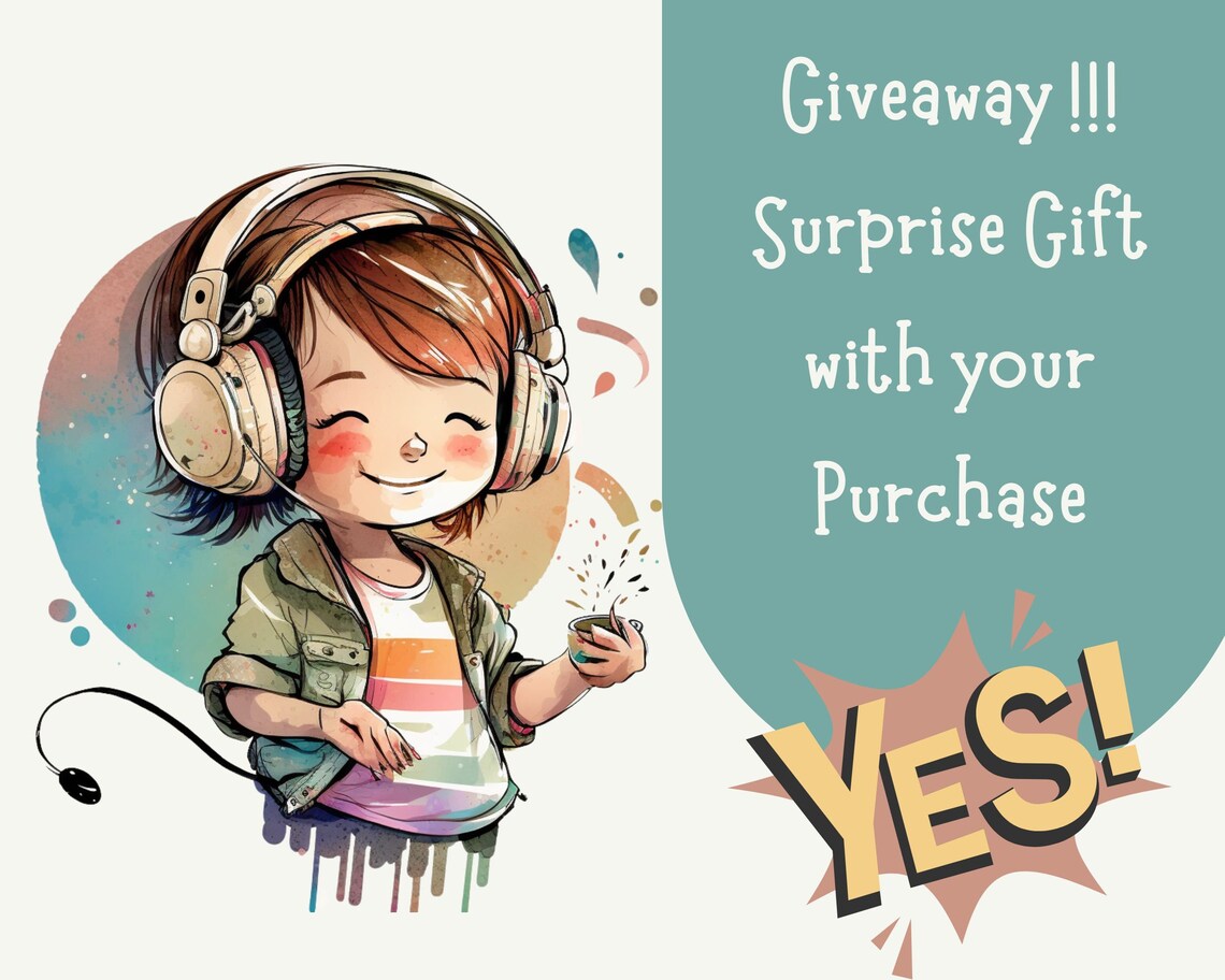 Cute Bookmark, Kawaii Bookmark, Cute Kawaii Bookmark, Illustration