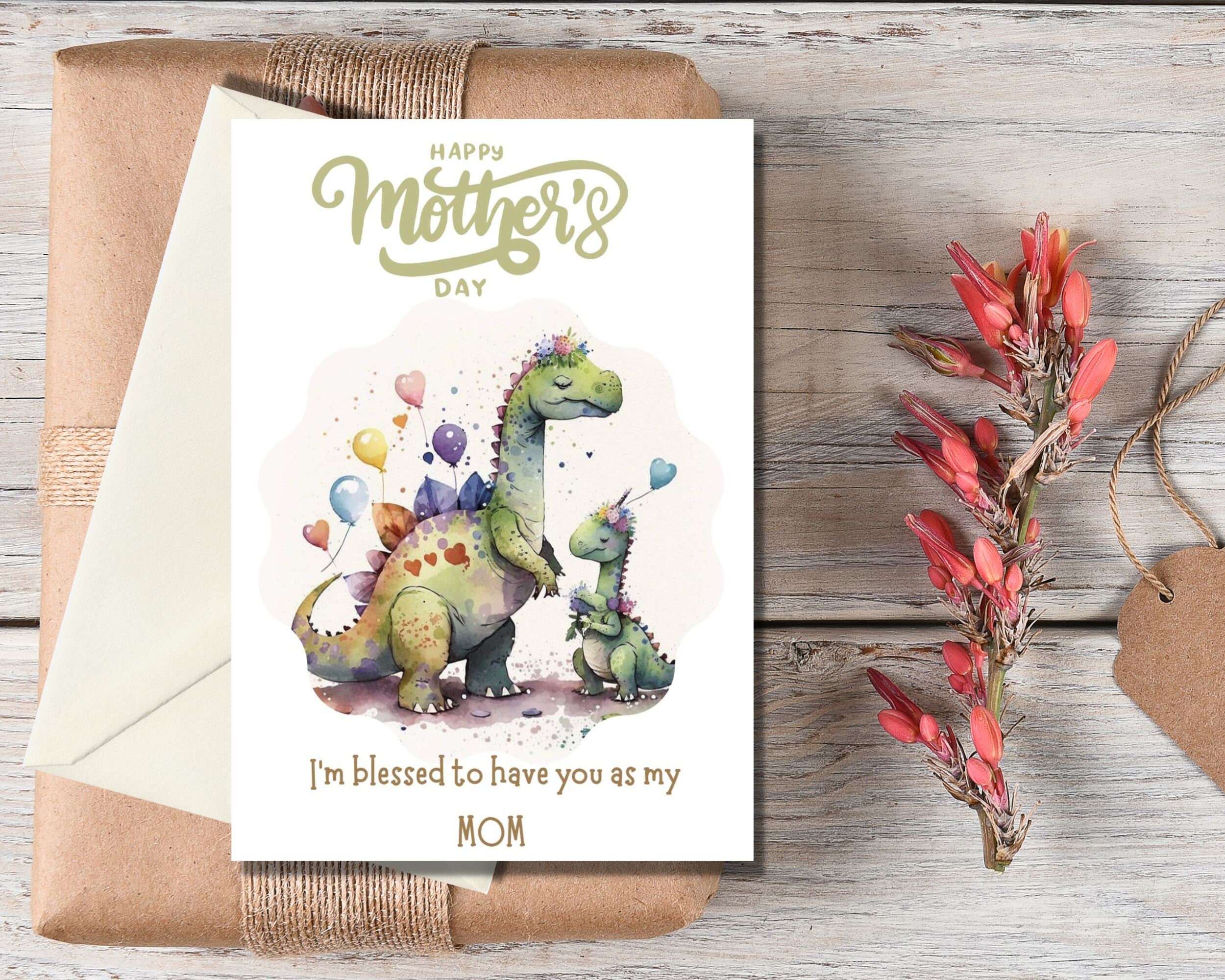 Detailed Dinosaur Mothers Day Card Background Digital Art Detailed Dinosaur Mothers Day Card Background Digital Art