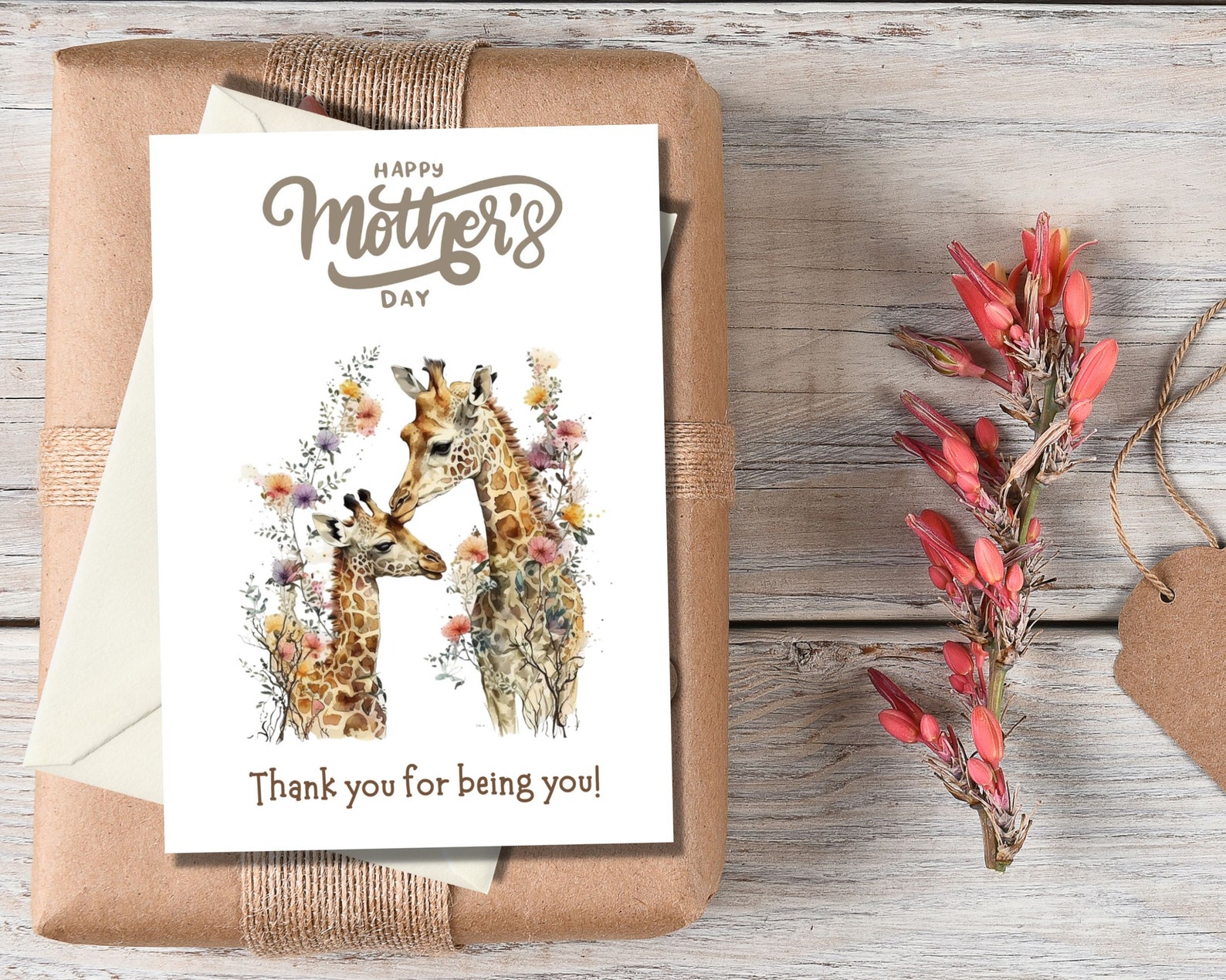 Printable Mothers Day Card, Happy Mother's Day Card Mothers Day Gift Printable Card for Mom Cute ...