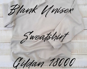 Gildan 18000 Blank Unisex Sweatshirt: Soft, Comfortable Fit