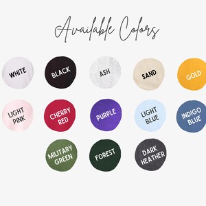 Peut inclure: Un nuancier de 15 couleurs montrant les couleurs disponibles pour un produit. Les couleurs sont : blanc, noir, gris cendr&eacute;, sable, or, rose clair, rouge cerise, violet, bleu clair, bleu indigo, vert militaire, for&ecirc;t, gris fonc&eacute;.