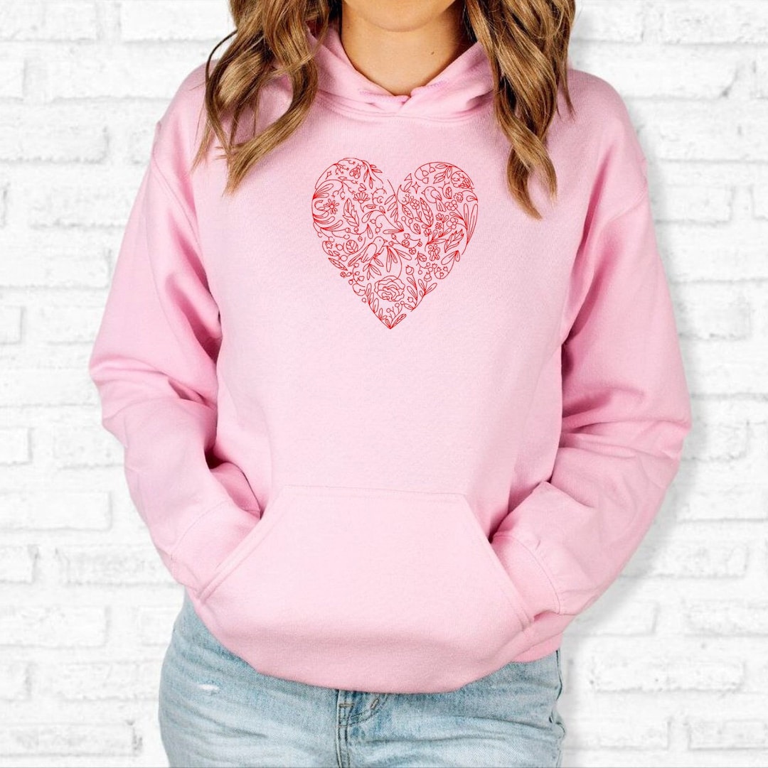 【GRAVER】23FW★ Pink Flower Smile Embroidery Hoodie MUSINSA | GRAVER [UNISEX] Pink flower smile embroidery