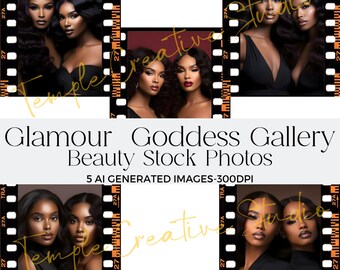 Stock Bilder - Afroamerikanische Models, Beauty Stock Fotos, Haar Stock Fotos, Makeup Stock Fotos, Branding Stock Fotos, Mode