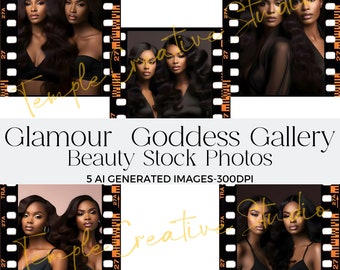 Stock Bilder - Afroamerikanische Models, Beauty Stock Fotos, Haar Stock Fotos, Makeup Stock Fotos, Branding Stock Fotos, Mode