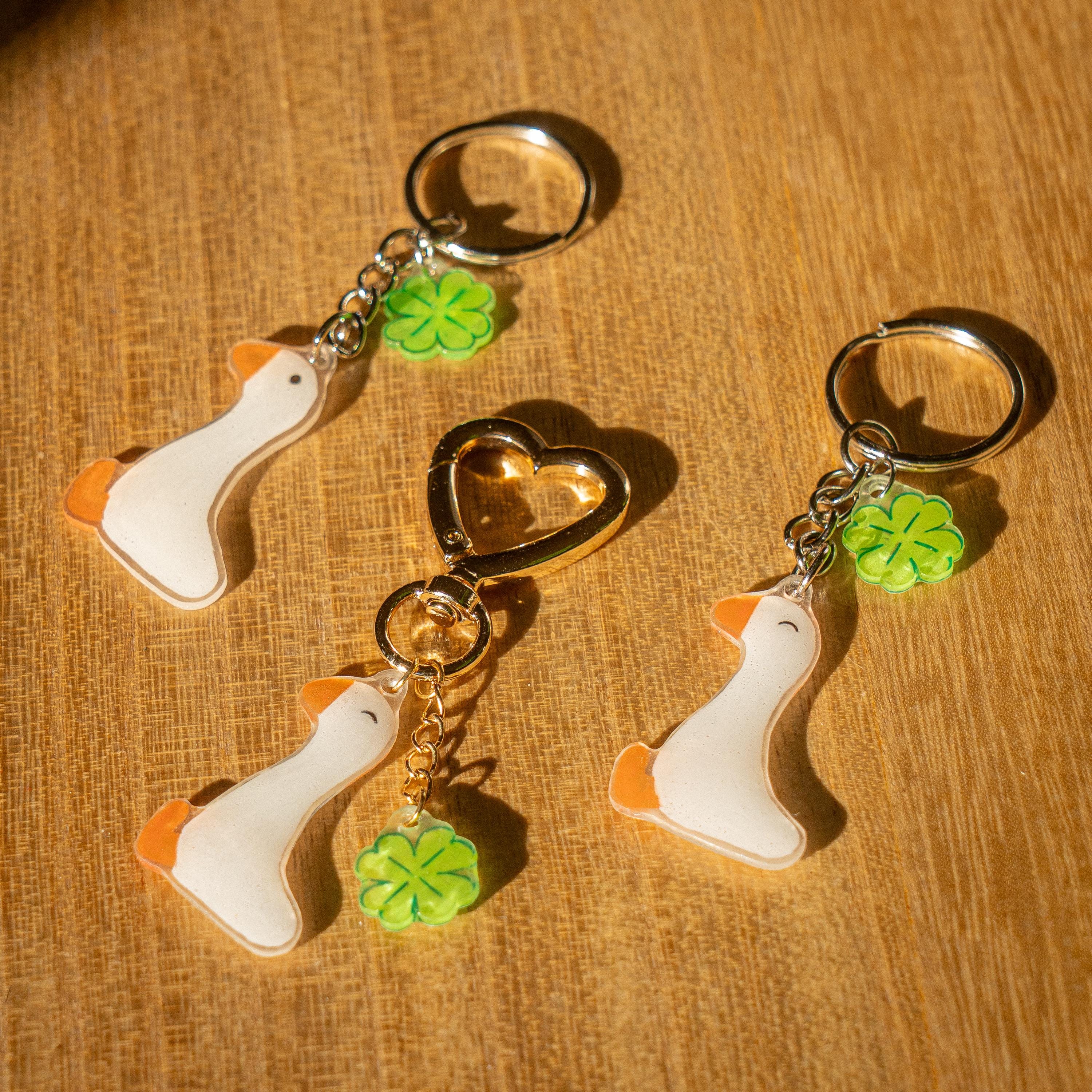 Green Duck Keyring - Etsy Green Duck Keyring - Etsy