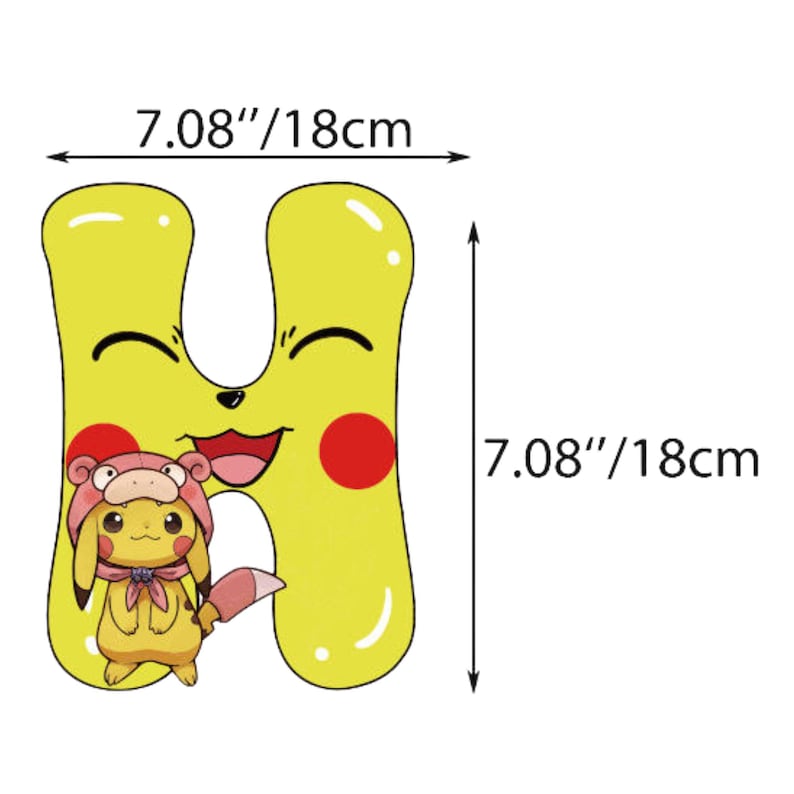 Pokemon Birthday Backdrop and Banner: Pikachu & Friends Party Decoration (3x5 ft) image 10