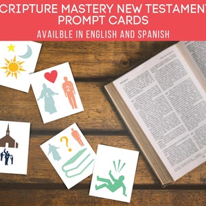 LDS Scripture Mastery // Doktrinäres Stichwort Karten Neues Testamente // Englisch und Spanisch // LDS // SEMINAR