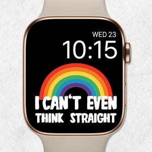 Pride Apple Watch Wallpaper, LGBTQ+ Smartwatch Hintergrund, LGBTQ+ Armbanduhr, Regenbogen Apple Watch, Pride Flagge Uhrenhintergrundbild, LGBTQ+ Smartwatch Hintergrund