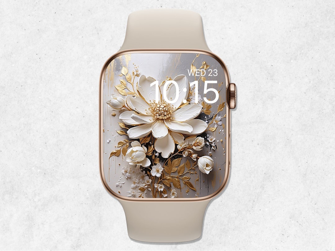 Floral Apple Watch Wallpaper, Flowers Watch Face, Apple Watch Wallpaper