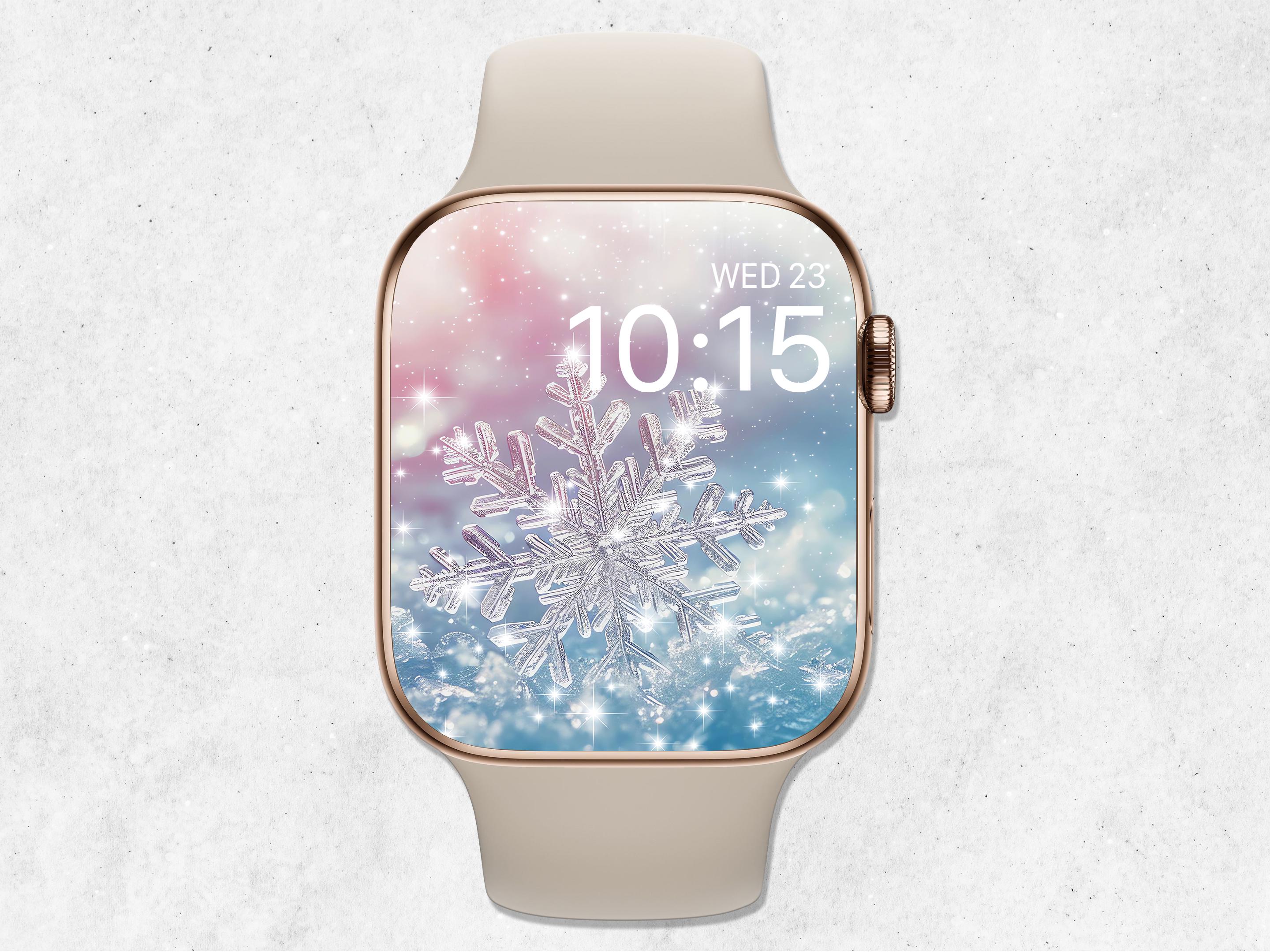 Silver Pink Apple Watch Band