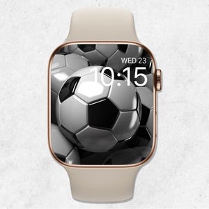 Soccer Apple Watch Wallpaper, Sport Apple Watch Face, Football Smartwatch Background, Soccer Ball 4k Watch Wallpaper, FIFA Fan Aesthetic